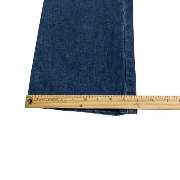 Torrid Womens 10-14 (30X29) Trio Fit Slim Boot Limitless Stretch Dark Blue Denim - Picture 14 of 14